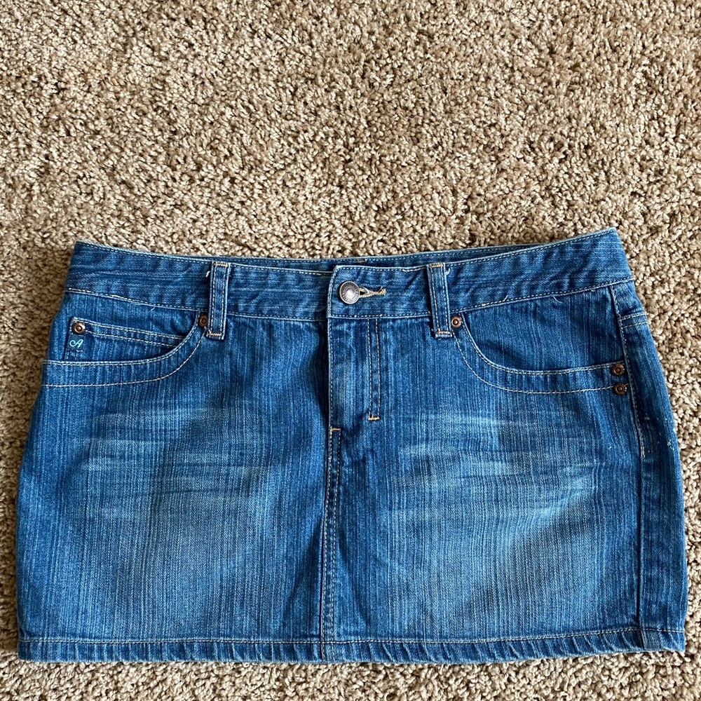 Vintage Aeropostale Jean Mini Skirt